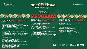 Program za jubilej Guče